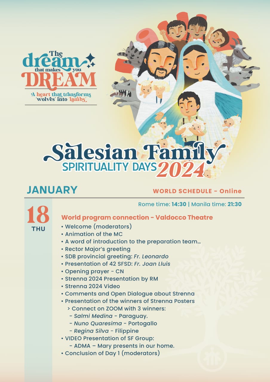 Salesian Family 2024 Salesian Family Spirituality Days